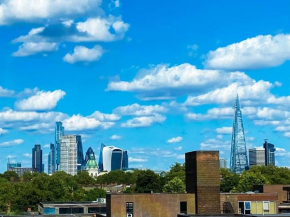 Spacious Room with City Skyline Views close to London Eye